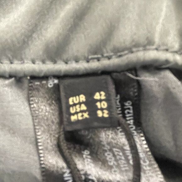 Massimo Dutti Womens Pants EU 42 US 10 Gray Wide-Leg Satin Trousers 5054/885 NWT - Picture 6 of 11